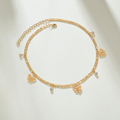 Butterfly Charm Chain Necklace