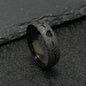 Creative Stainless Steel Ornament Cut Hollow Heart Rings