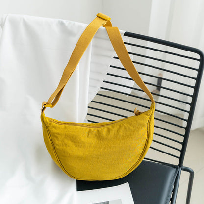 Casual Nylon Dumpling Bag