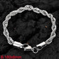 Women's & Men's Popular Simplicity Gold Stainless Steel Hemp Bracelets