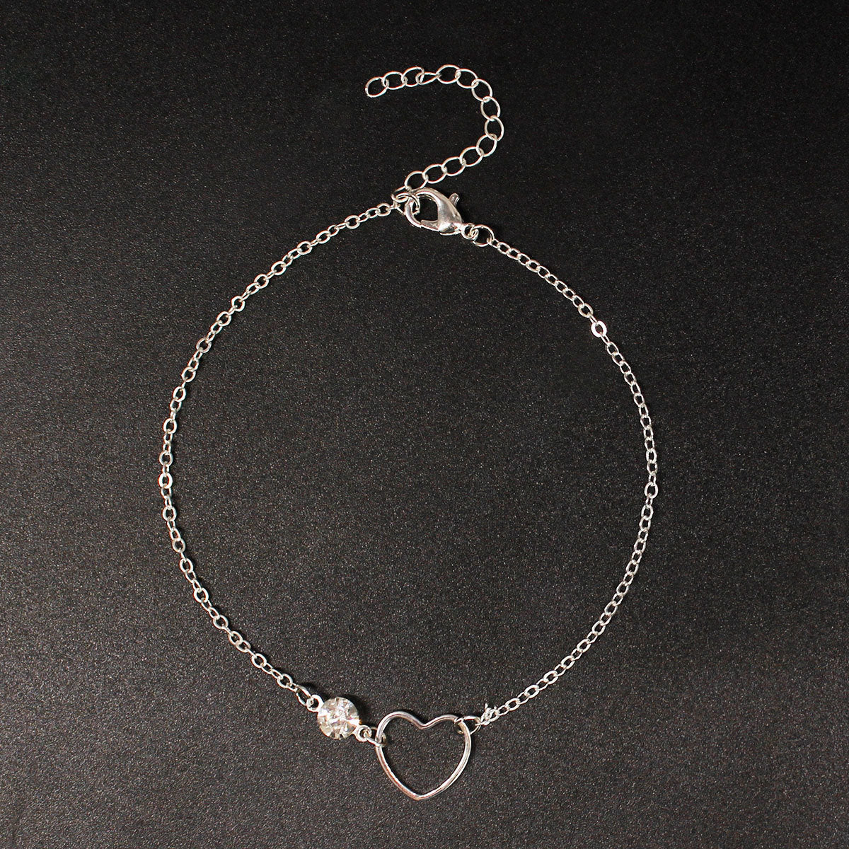 Heart Pendant Anklet Chain Foot Bracelet