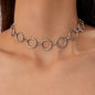 Chunky Circles Choker Necklace Women