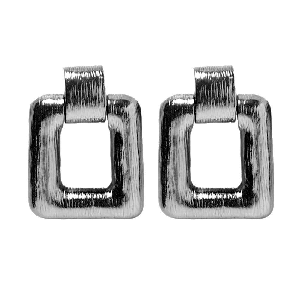 Drop Dangle Earrings Big Geometric Stud Earrings