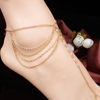 Boho Layered Anklet Sexy Ankle Bracelet