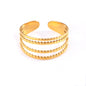 New Irregular Pattern Titanium Steel Ring