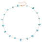 Beach Colorful Natural Irregular Stone Necklace