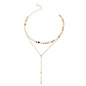 Sexy Multi-layer Sequined Necklace Tassel Chain