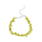 Natural Stone Amethyst Green Aventurine Tiger Eyes Gravel Bracelet