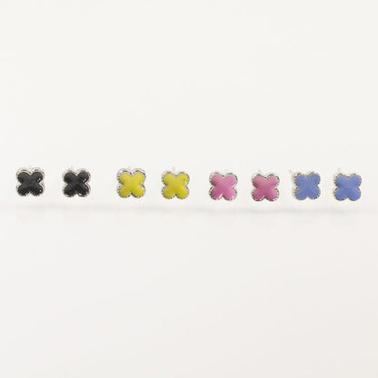 Four Leaf Small Stud Earrings
