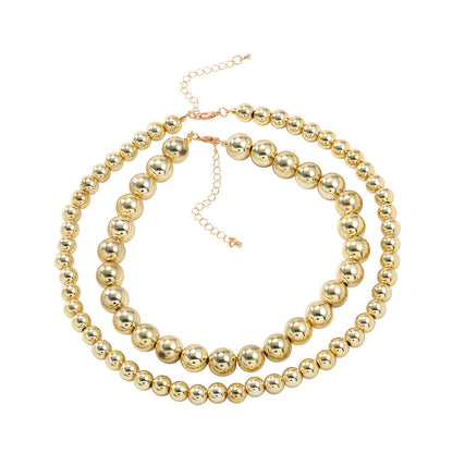 2 Pieces CCB Jewelry Necklace for Woman