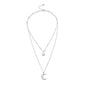 Moon Pearl Pendant Necklaces