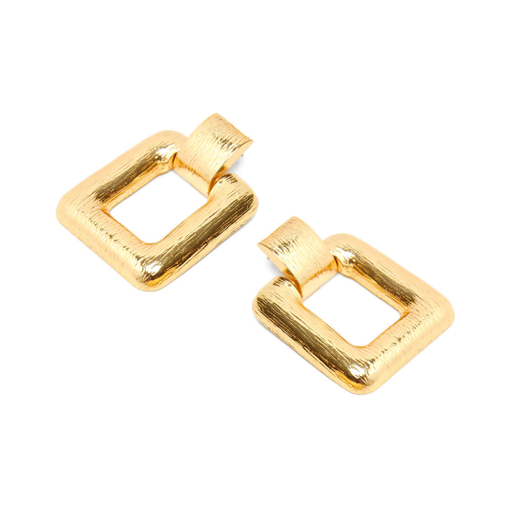 Drop Dangle Earrings Big Geometric Stud Earrings