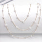 Beaded Collar Chain Retro Pearl Multi Layer Necklace