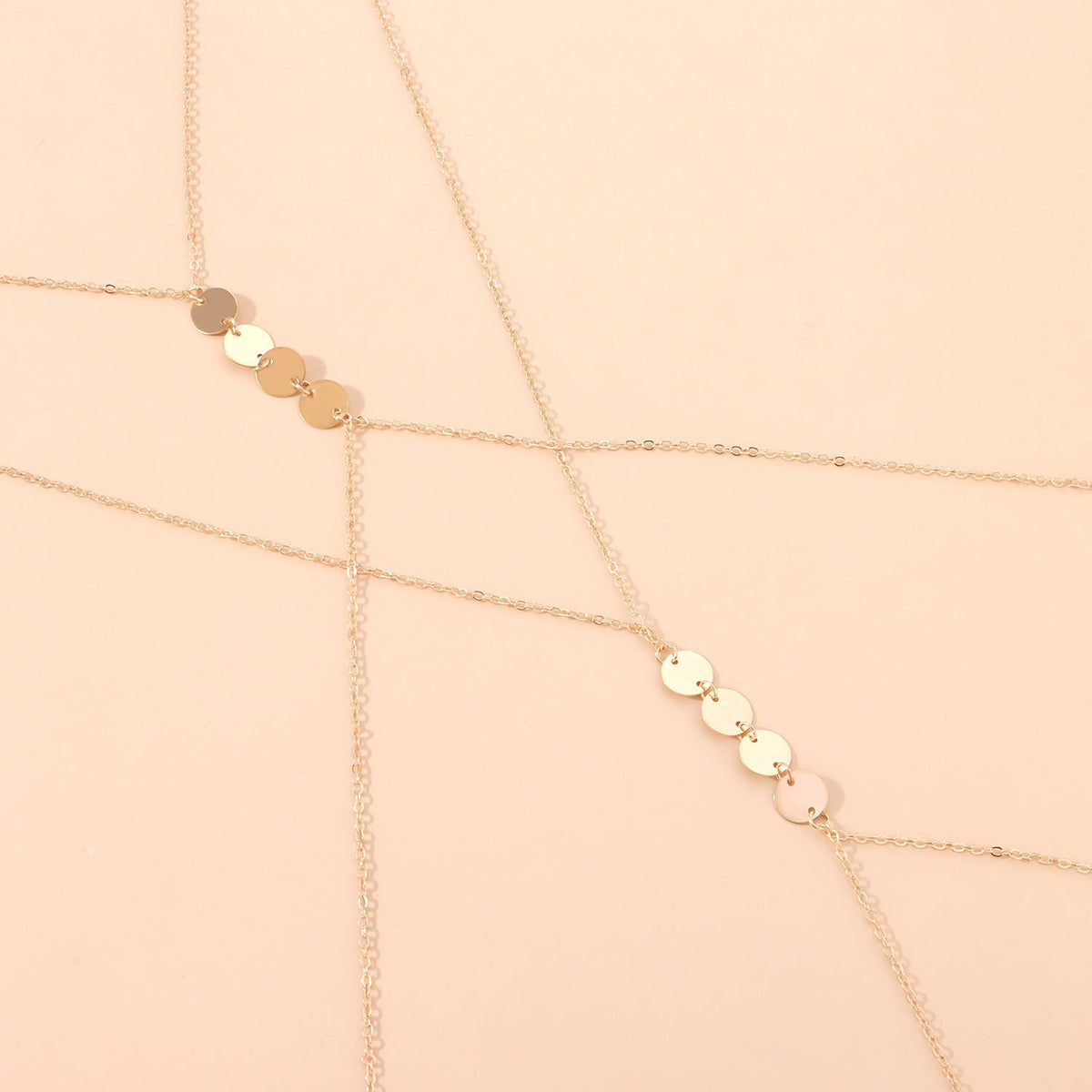 Body Jewelry Sexy Women Round Sequin Body Chain