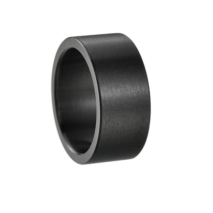 Ornament Wide Simple Titanium Steel Big Rings