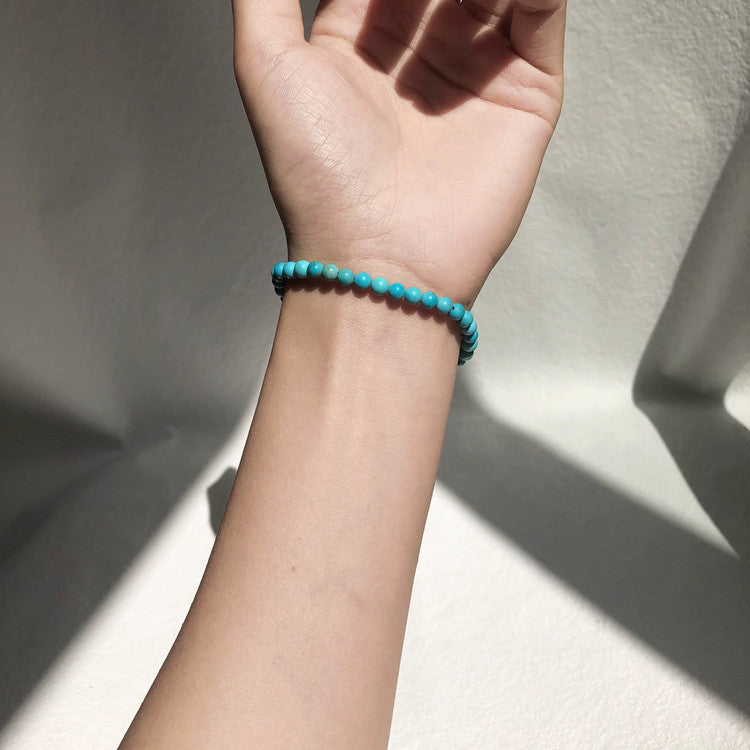 Turquoise Stone Beads Bracelet