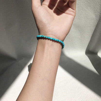 Turquoise Stone Beads Bracelet