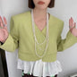Luxury Pearl Beads extra Long Party Necklace