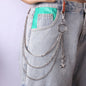 Multiple Layers Chain Charm Star Pendant Pants Belts Jeans Chain