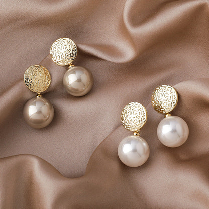 Pearl Geometric Sweet Elegant Women Dangle Earring