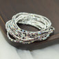 Women's Multicolor Rhinestone Stretch Shiny Simple Ornament Bracelets
