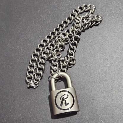 Men's Unlockable Matte Fog Sand Punk Vintage Necklaces