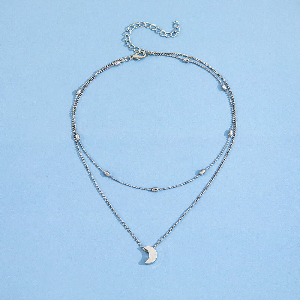 Moon Necklace Pendant Necklace Jewelry