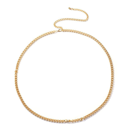 Punk Exaggerated Metal Chain Body Chains