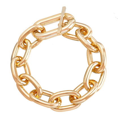 Street Fashionable Color Stitching Simple Female Exaggerated Single Layer Necklaces