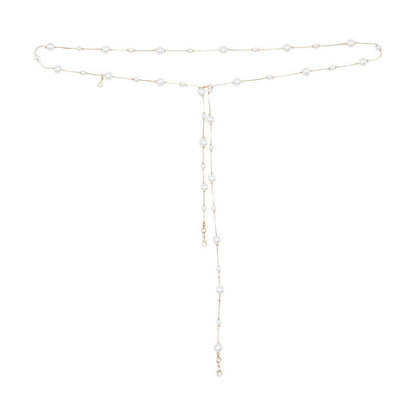 Body Chains Pearl Boho Layered Beach Waist Chain