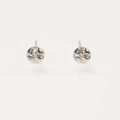 Small Round Knot Stud Earrings