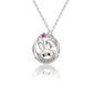 Cute Rabbit Inlaid Zircon Necklace Sterling Silver 925 Personality Clavicle Chain