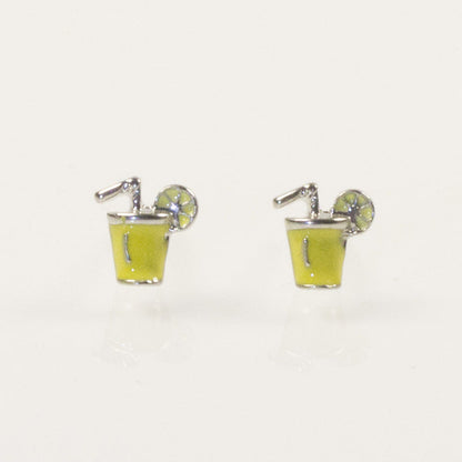 Cocktail glasses Stud Earrings