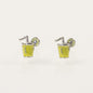 Cocktail glasses Stud Earrings