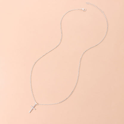 Cross Pendants Long Chain Necklace