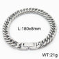 Cuban Link Titanium Steel Bracelet