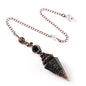 Sier Colorful Crystal Pendulum Stone Gravel Pendants