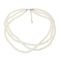 Multi Layered Pearl Necklace Elegant Banquet Bride