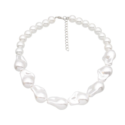 Baroque Pearl Necklace Women's Neck Choker Collarbone Chain Accessories