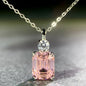 Women's High Carbon Diamond Simple Chain Necklaces
