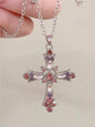 Hot Cross Female Niche Design Gothic Necklaces