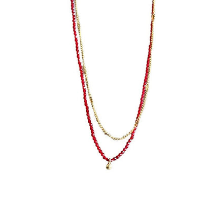 Tiny Small Bead Necklace