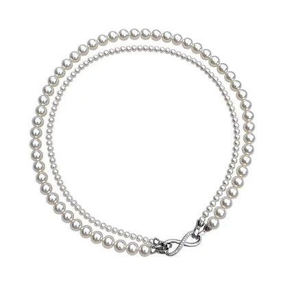 Pearl Cold Style Graceful Personality Clavicle Necklaces
