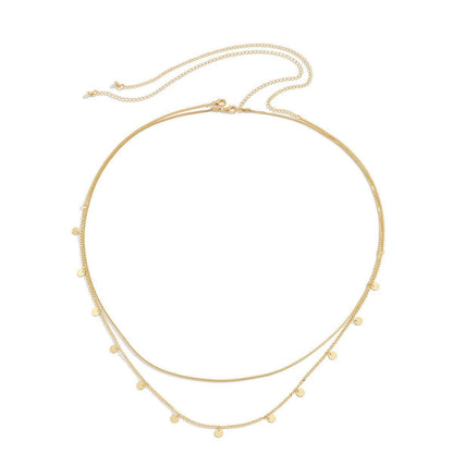 Multi-layer Waist Chain Ladies Geometric Sequins Sexy Waist Chain