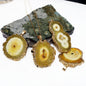Original Crystal Sunflower Natural Stone Agate Pendants