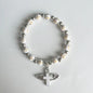 rosary bracelet acrylic cross angel hand jewelry