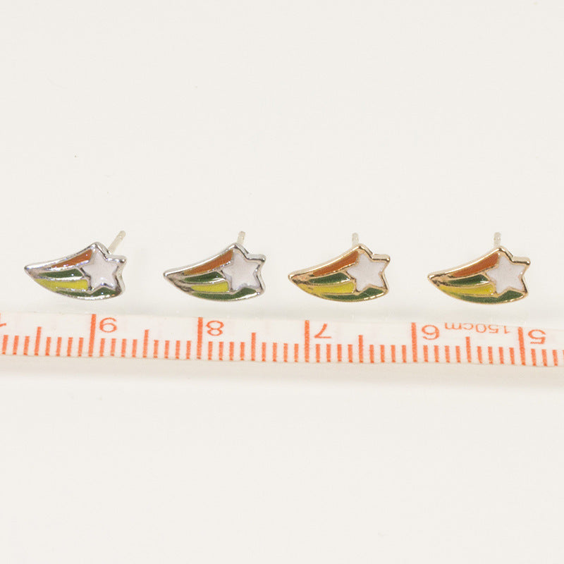 Star shooting Stud Earring