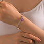 Irregular Natural Stone Charm Jewelry Bracelet