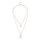 Moon Pearl Pendant Necklaces