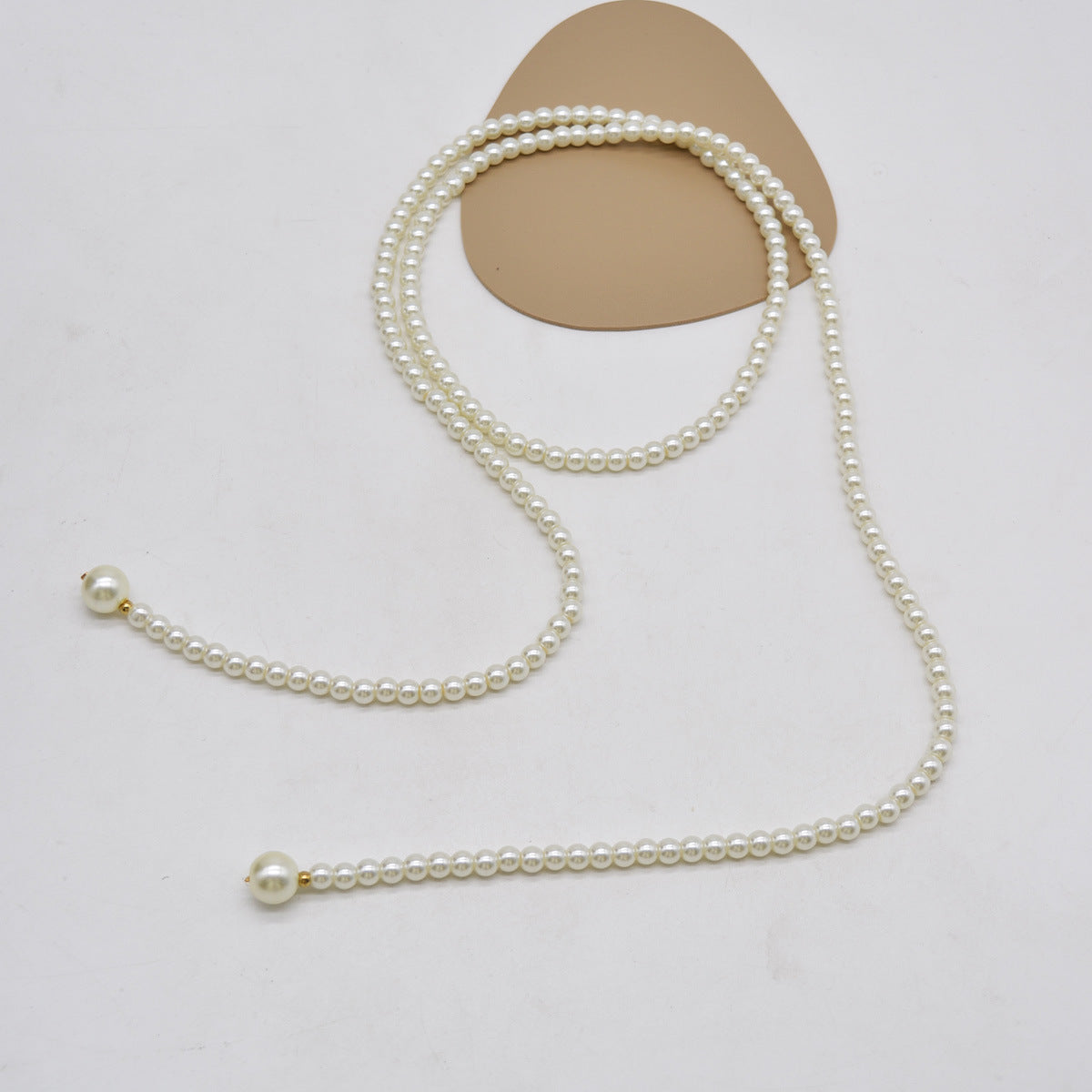 Long Multi-layer Pearl Sweater Chain Necklace